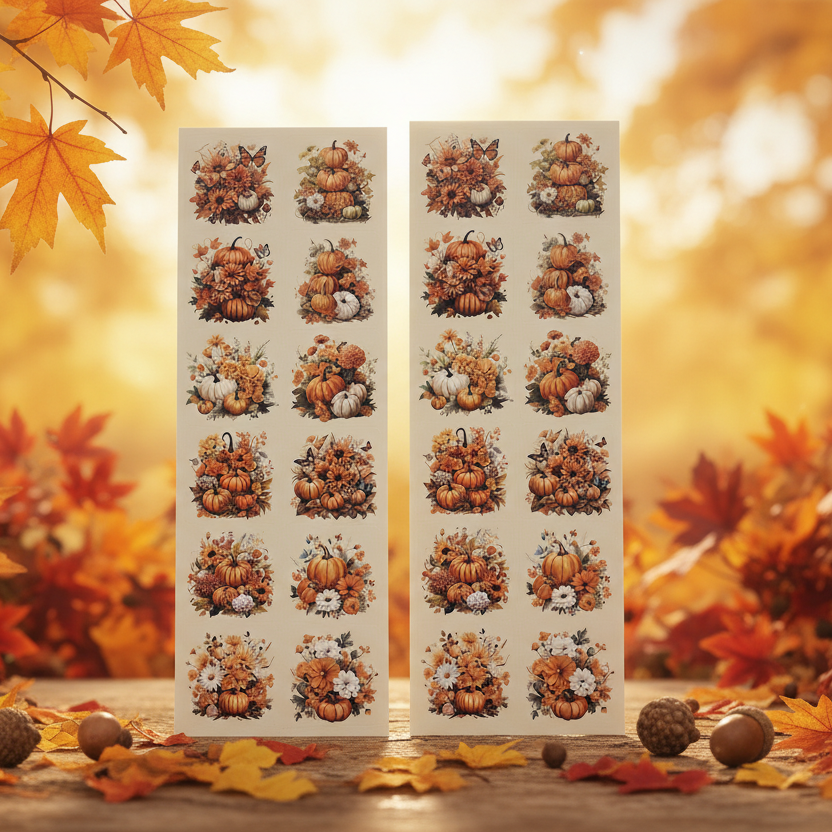 Stationery Stickers - Fall Set 001