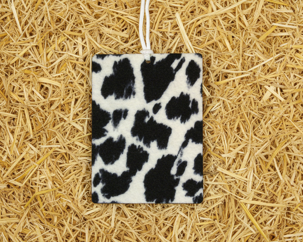 Black & White Cow Print Air Freshener

