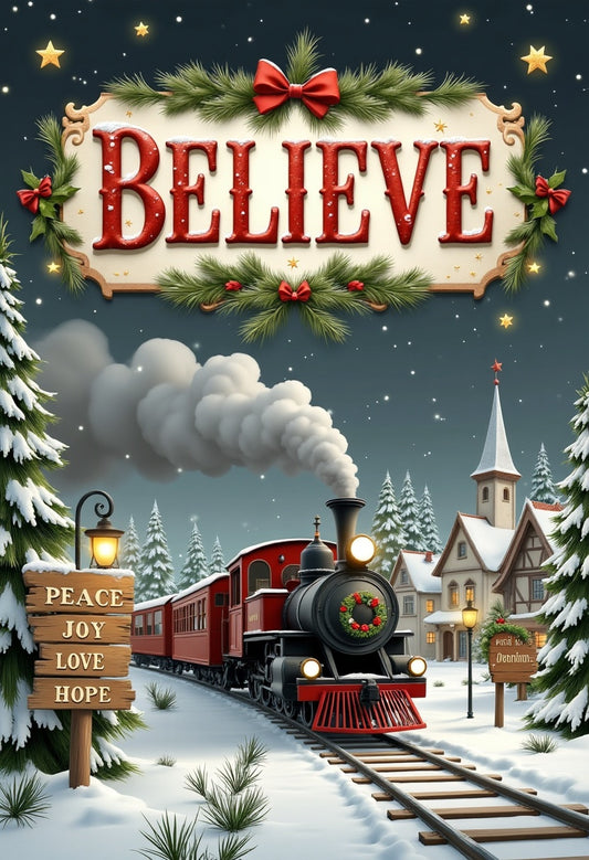 Postcard: Believe Train