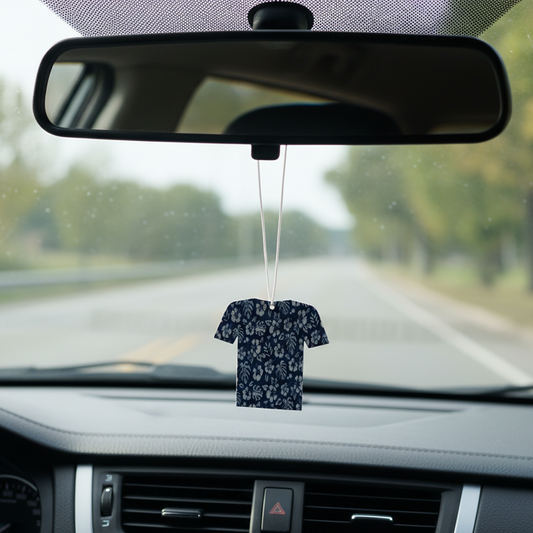 -Blue Hibiscus Flower Hawaiian Shirt-