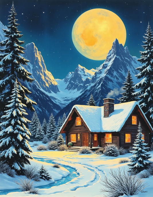 Postcard: Christmas Village