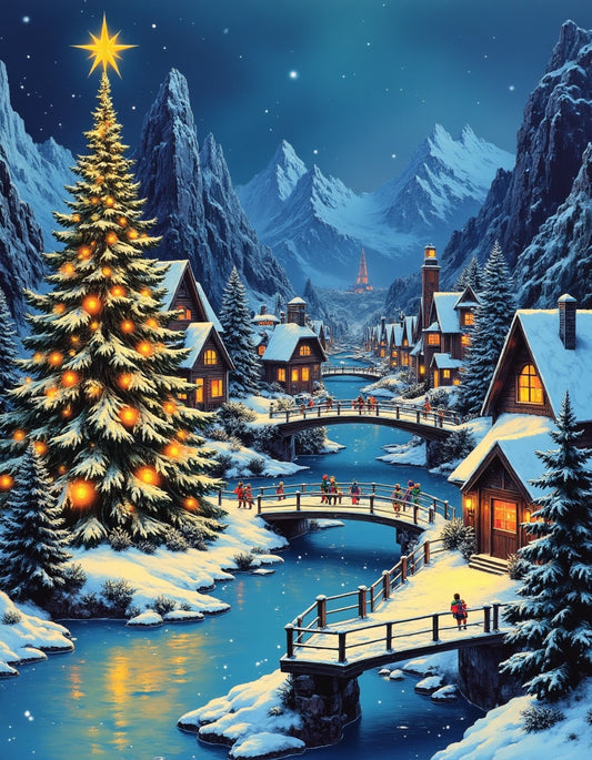 Postcard: Winter Village