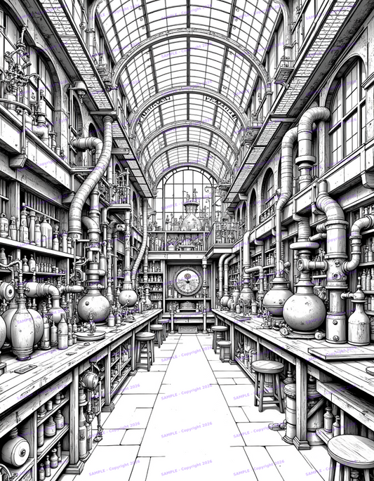 Steampunk Laboratory - 002